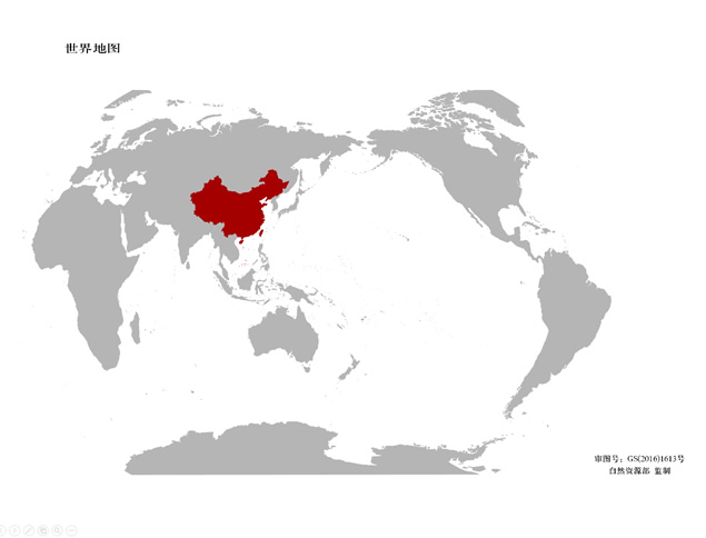 可以修改填色拆分的世界地图ppt素材