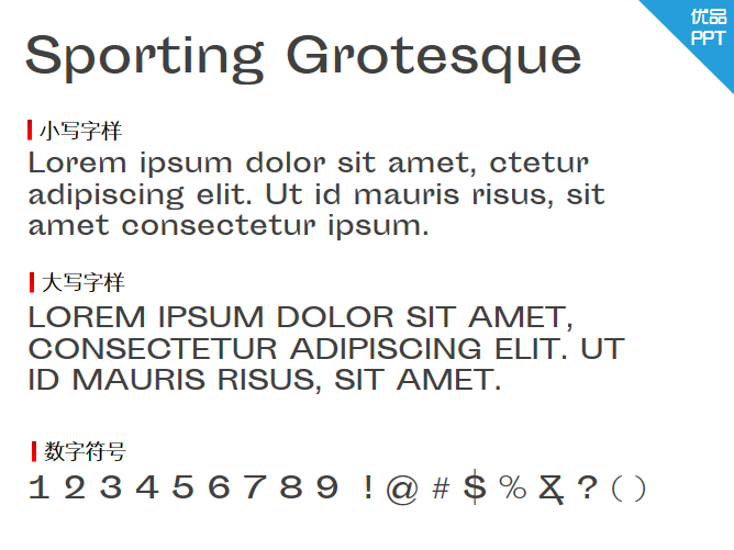 Sporting Grotesque字体