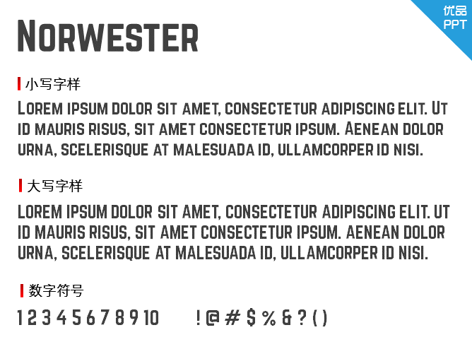 Norwester字体